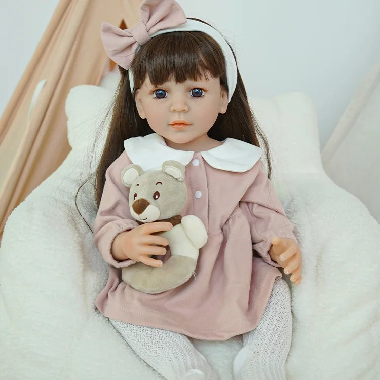 Chimidoll - Charmante poupée réaliste pour tout-petits - Réalisme peint à la main