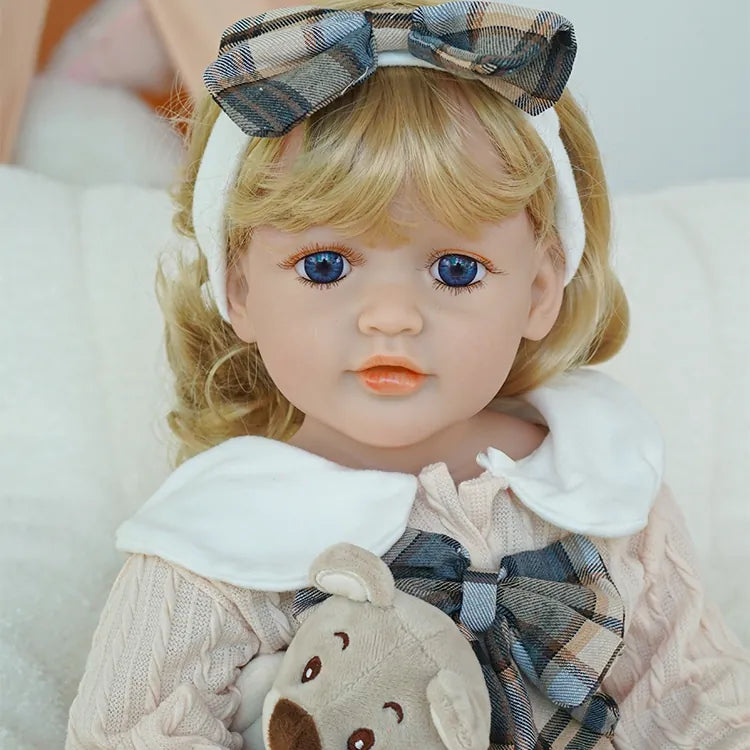 Chimidoll - muñeca renacida de niño pequeño, con un conjunto lindo y casual.
