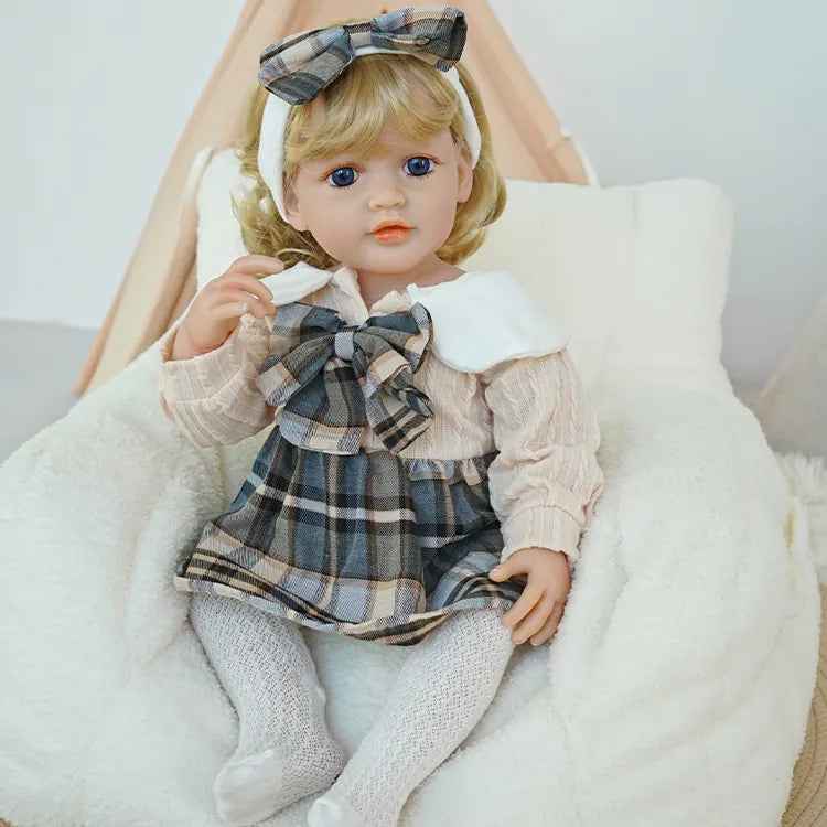Chimidoll - reborn toddler doll, in a cute and casual ensemble