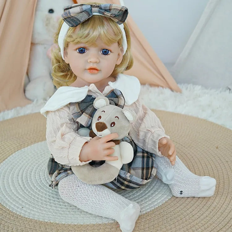 Chimidoll - muñeca renacida de niño pequeño, con un conjunto lindo y casual.