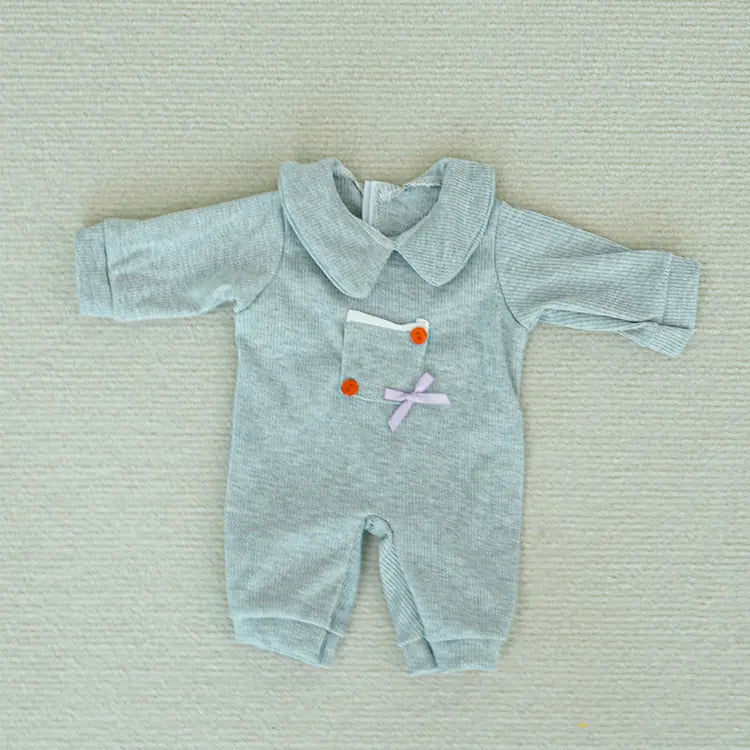 Blue onesie for reborn doll