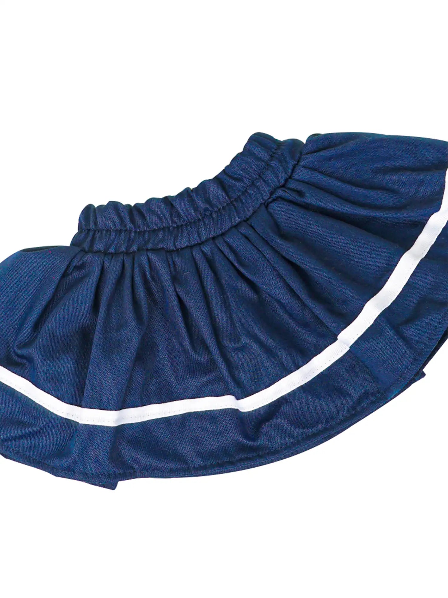 dark blue skirt